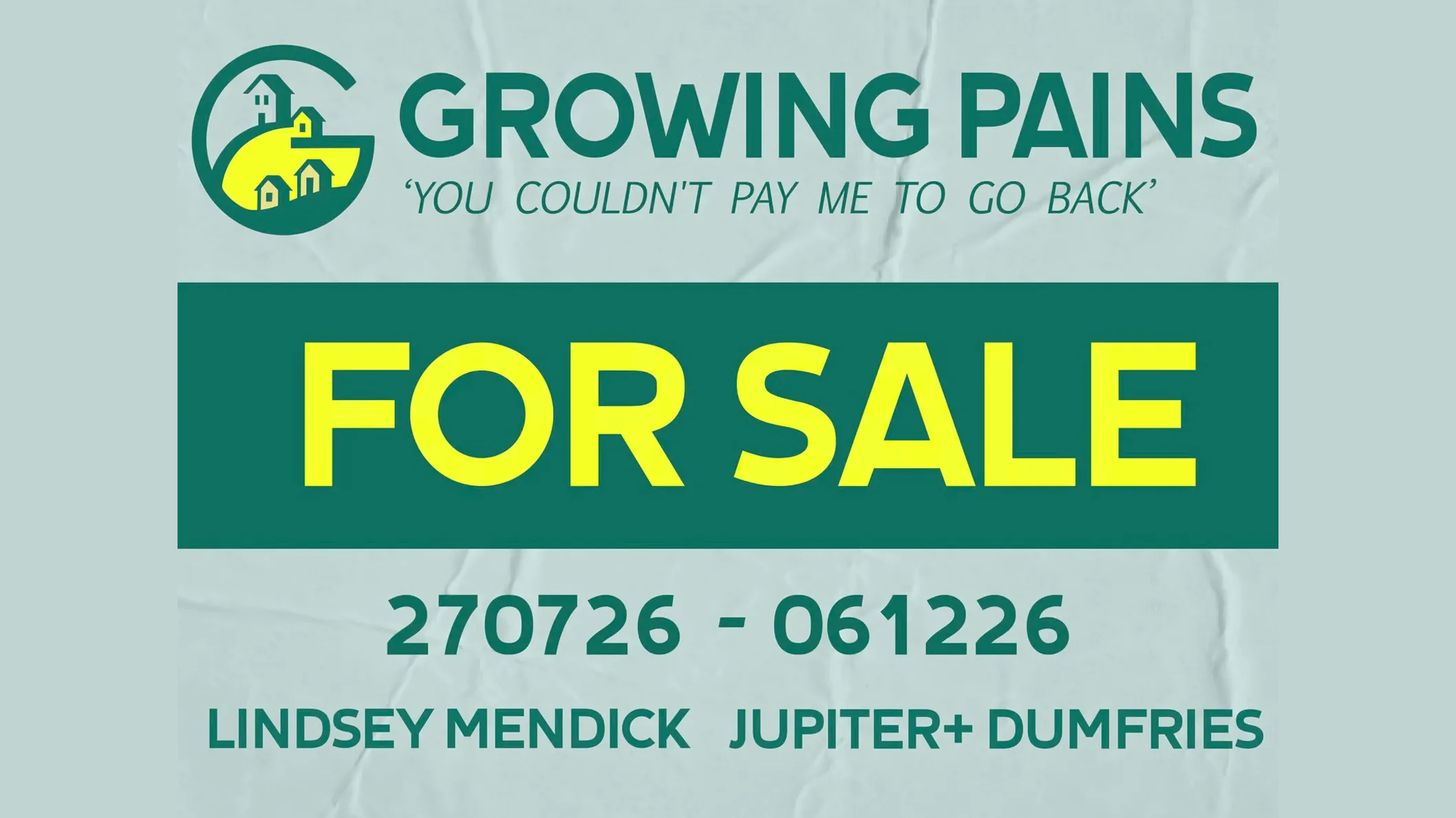 Growing Pains by Lindsey Mendick at Jupiter+ Dumfries Growing Pains by Lindsey Mendick at Jupiter+ Dumfries