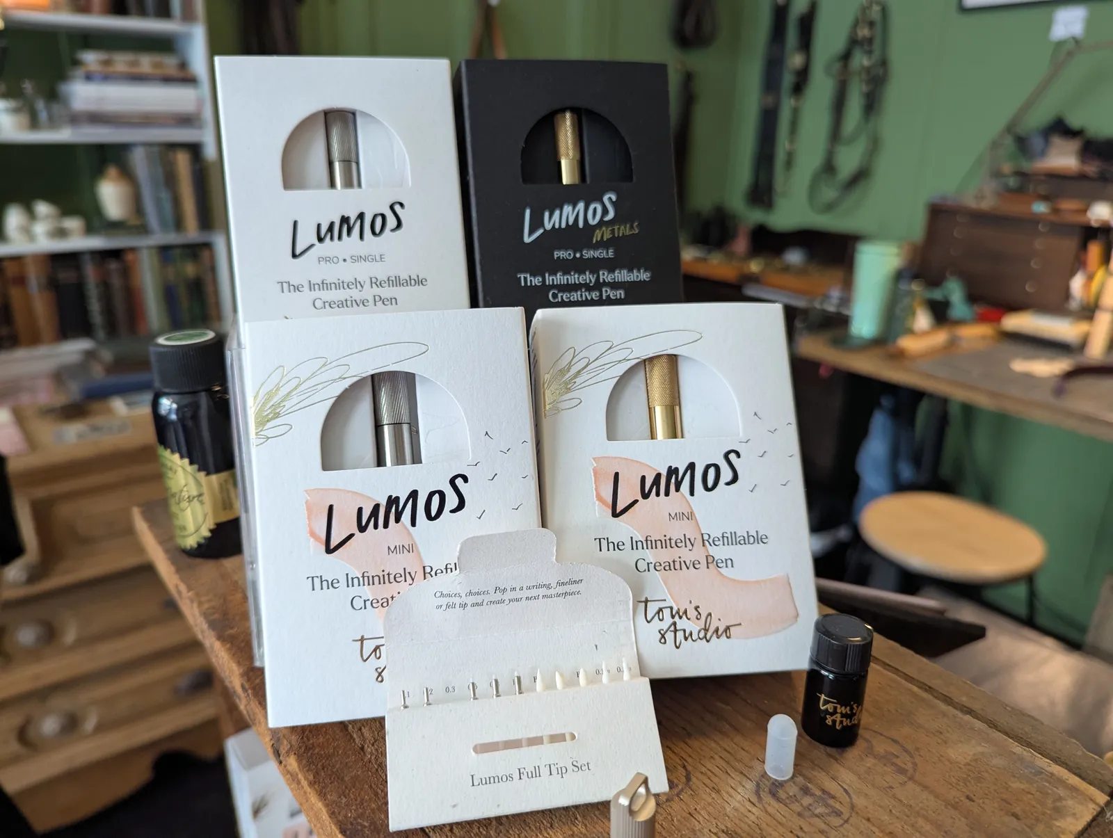 Reusable pens at Raw Milk
