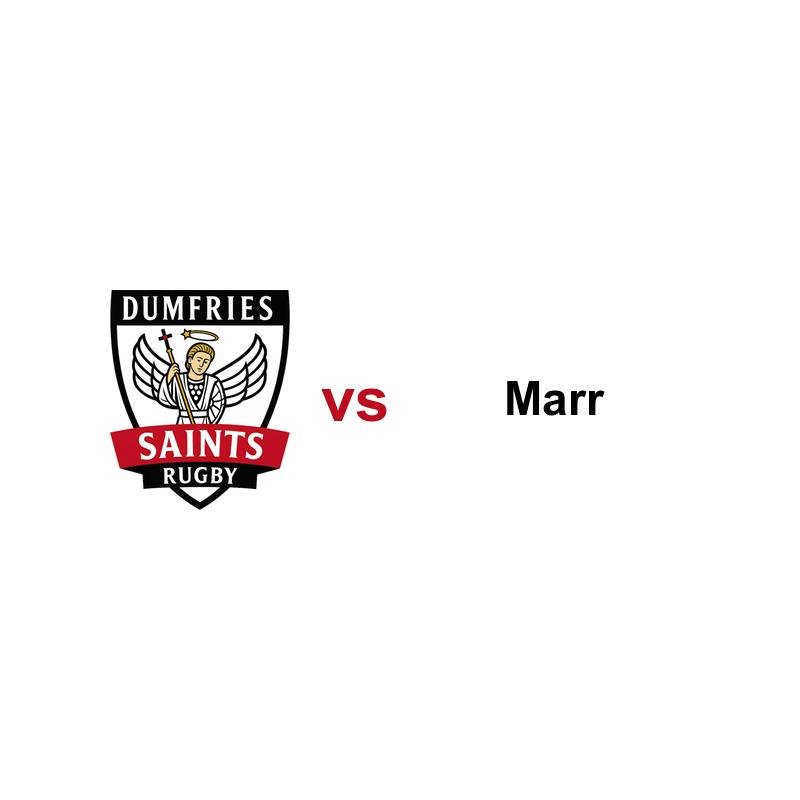 Dumfries Saints 2nd XV vs Marr
