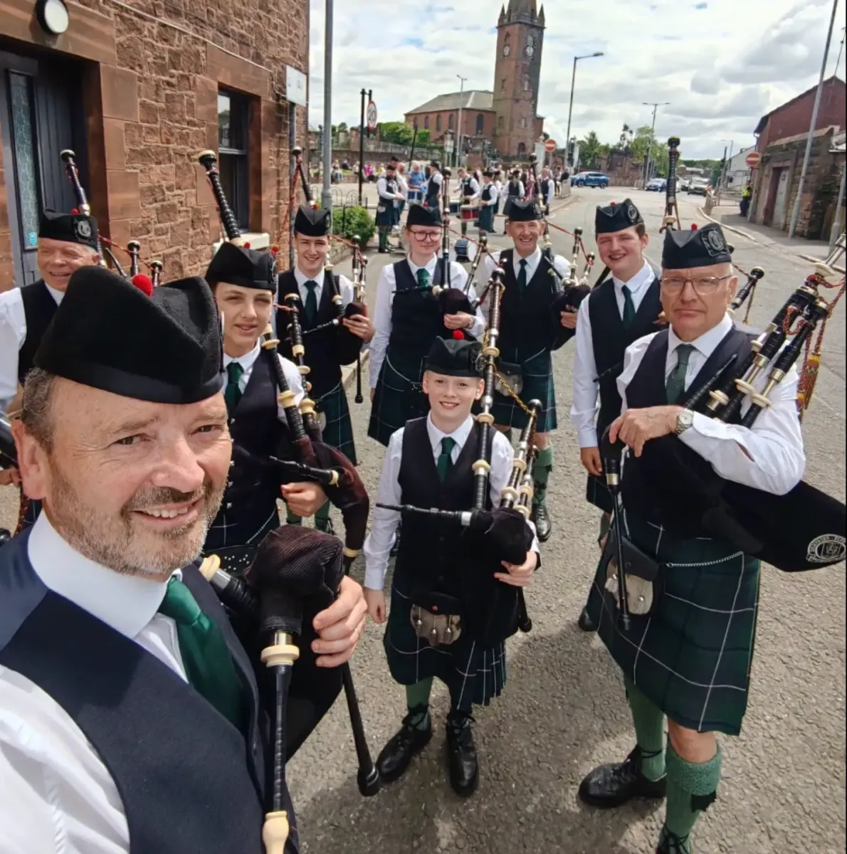 Dumfries Pipe Band Practice