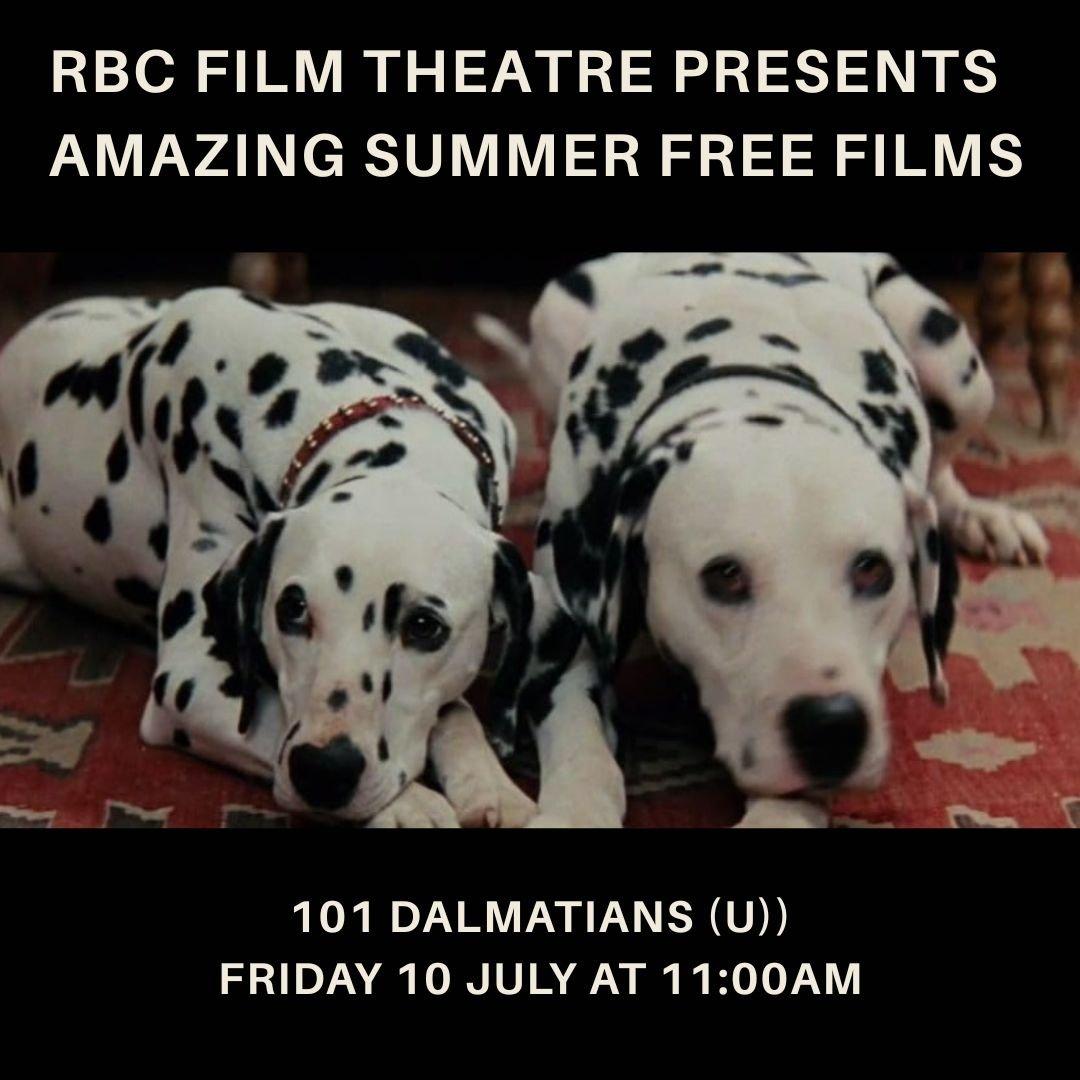 101 Dalmatians (U) FREE Amazing Summer Films