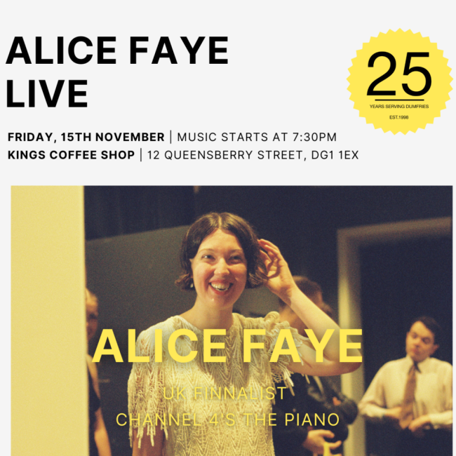 Alice Faye live at Kings Coffee